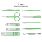 Manicure Set, Travel Mini Nail Clippers Kit Pedicure Care Tools - Image 2