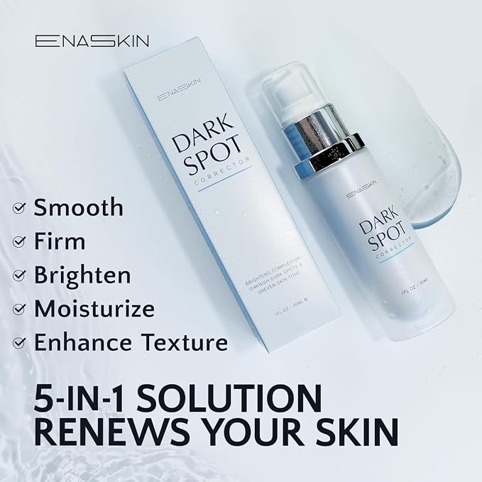 EnaSkin Dark Spot Remover Face & Body Serum: Age Spot Sun Spot Freckles Melasma - Image 2