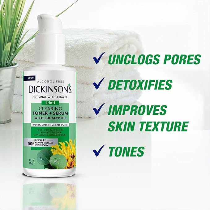 Dickinson's Original Witch Hazel Clearing Toner + Serum - Image 2
