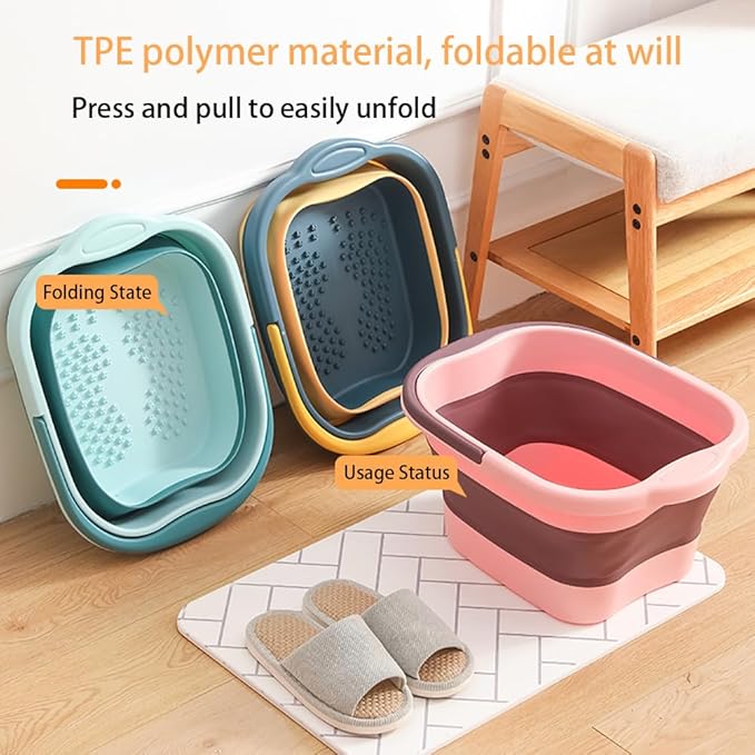 WMHYLYH Collapsible Pedicure Foot Spa Bath Massager - Image 3