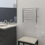 Amba RWHS-SP Radiant Small Hardwired Plug-in Combo 7 Bar Towel Warmer in - Image 4