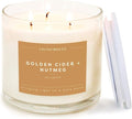 Calyan Wax Co. Golden Cider & Nutmeg 3 Wick Scented Candle by CalyanWaxCo