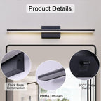LED Modern Bathroom Vanity Light Dimmable 5CCT Bathroom Light Fixture Over - Image 6