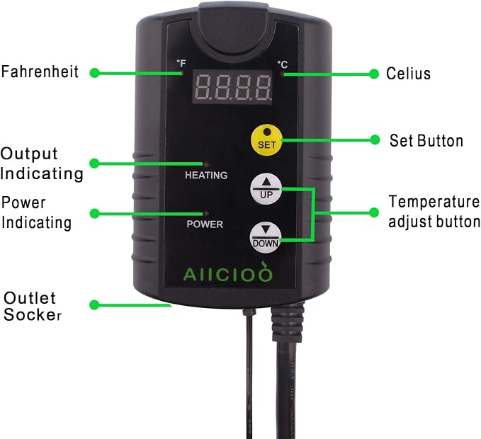 Aiicioo Under Tank Heater Thermostat - Image 7