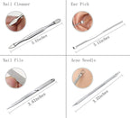 Manicure Set Professional Nail Clippers Kit Pedicure Care Tools- Stainless - Image 7