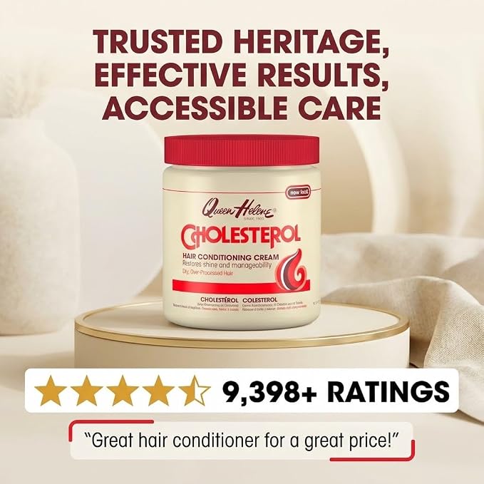 Queen Helene Cholesterol Hair Conditioning Cream – Deep Repair Treatment - Image 4