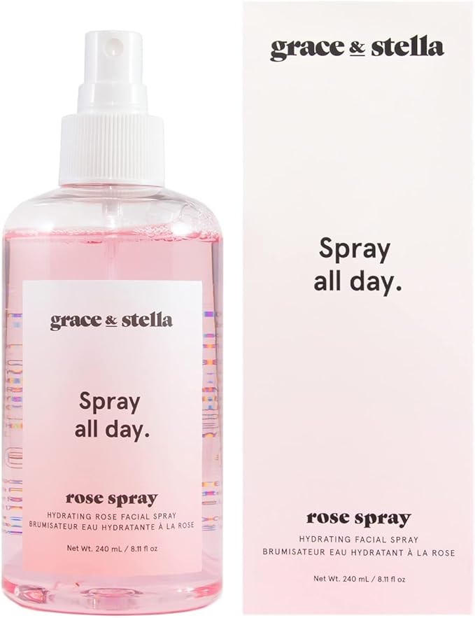 grace & stella Award Winning Rose Water Facial Spray by GraceStella