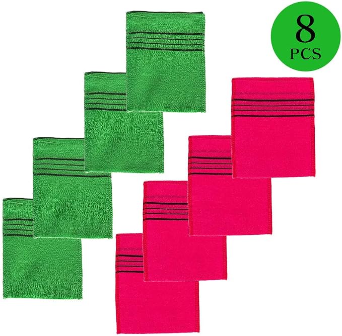 Korean Asian Exfoliating Bath Washcloth Mitt - Image 8
