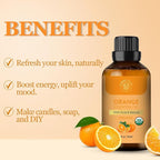 Sweet Orange Essential Oil 30ml | USDA Certified Organic Sweet Orange Oil | - Image 5