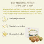 CheezhengHimalaya Tibetan Herbal Bath Therapy. Bath Bomb Gift Set, Tibetan - Image 2