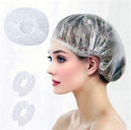 200 PCS Disposable Shower Caps Thickened Waterproof Hair Bath Caps by MISSJOJIAY