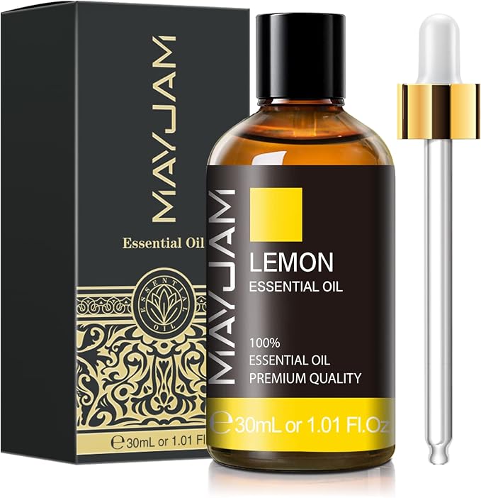 Lemon Essential Oil 30ML/1.01FL.OZ, MAYJAM Premium Lemon Oil Essential Oils - Image 2