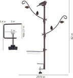 YINGYM Deck Bird Feeder Pole Porch Multi-Hooks Hanging Kit - Image 2