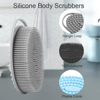 Soft Silicone Body Scrubber 3 PCS Silicone Body Shower, Silicone Loofah 2 in 4 - Image 2