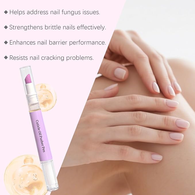 Ceramic Nail Polish Brush Pen, 2-In-1 Nail Cuticle Care Oil Pen, Nail Care Tool - Image 3