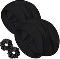 Sleep Cap Bonnet for Sleeping, Adjustable Cooling Ice Silk Lined Hair Bonnets by ROYBENS