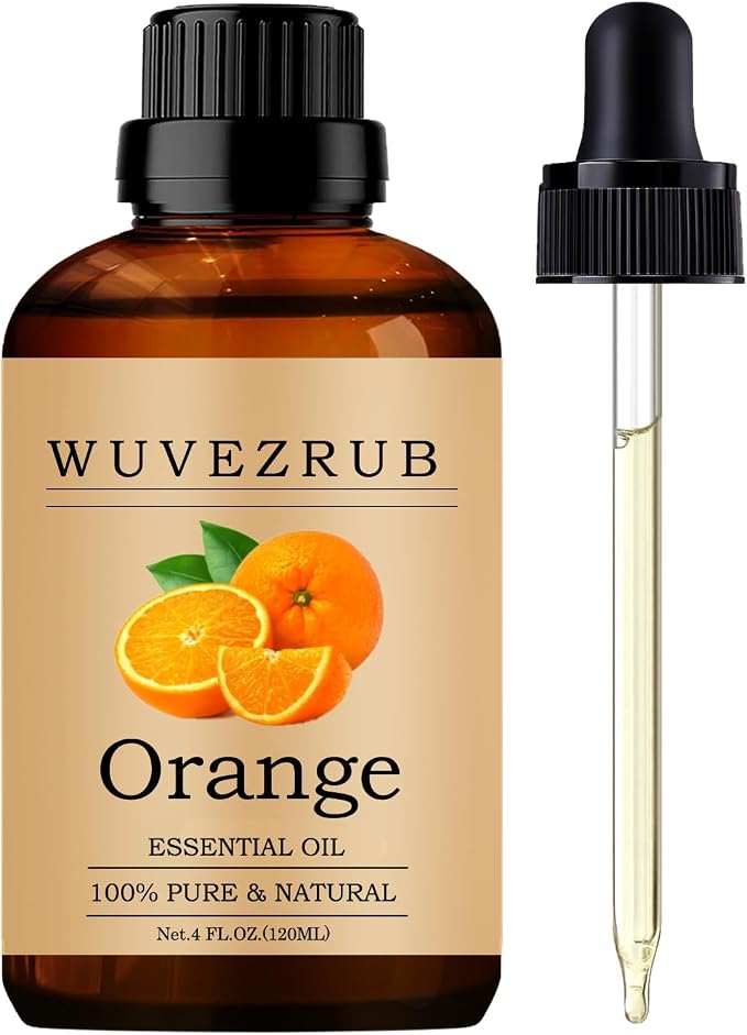 Orange Essential Oil - 120ML Pure and Natural by WUVEZRUB