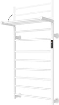 Foldable Heated Towel Rack, Dual-Zone Electric Towel Warmer Rack by Caldayx