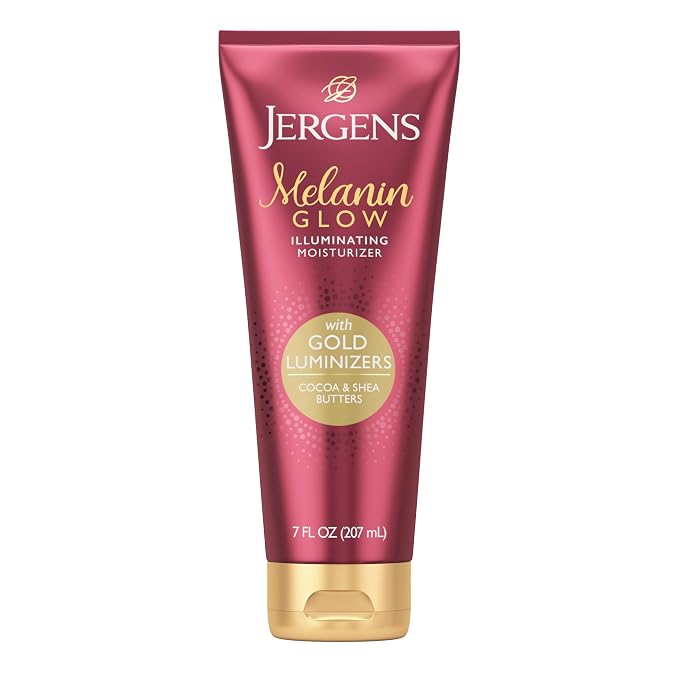 Jergens Hand and Body Lotion, Melanin Glow Illuminating Moisturizer, by Jergens