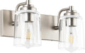 SOLFART Brushed Nickel Bathroom Light Fixture Vanity Lighting Fixtures Over by SOLFART