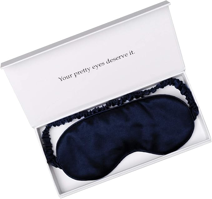 Silk Sleep Mask Light Blocking Luxury 100% Mulberry 19mm Silk Eye Mask Eye - Image 9