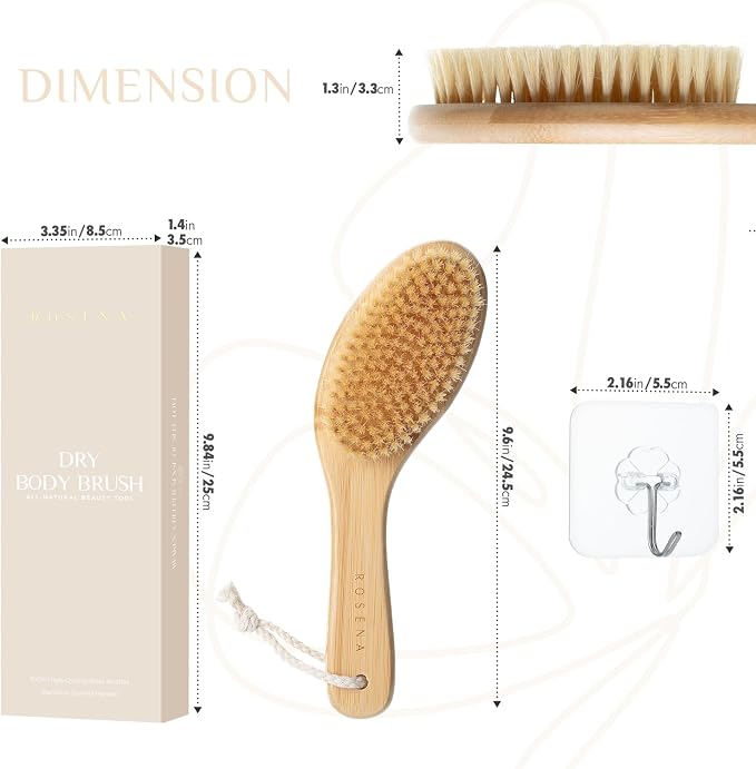 ROSENA Dry Brushing Body Brush - Image 4