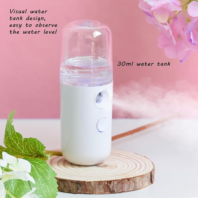 2Pack Kingsmile Facial Mister, Portable Face Mister, Cool Nano Mist Sprayer - Image 6