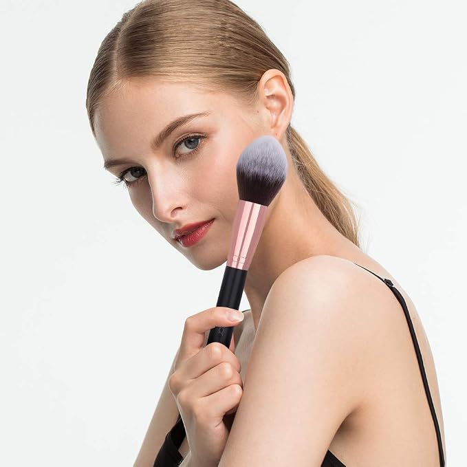 Docolor Pointed Powder Brush Professional Face Makeup Powder Make Up Brushes - Image 2