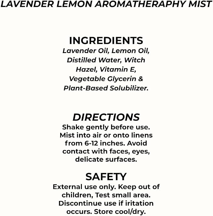AIYE Essentials Lavender and Lemon Essential Oil Spray, 100% Pure Aromatherapy - Image 5
