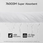 REDKISS Towels 8 Piece Luxury Bath Towel Set, 2 Bath Sheets, 2 Hand Towels - Image 4
