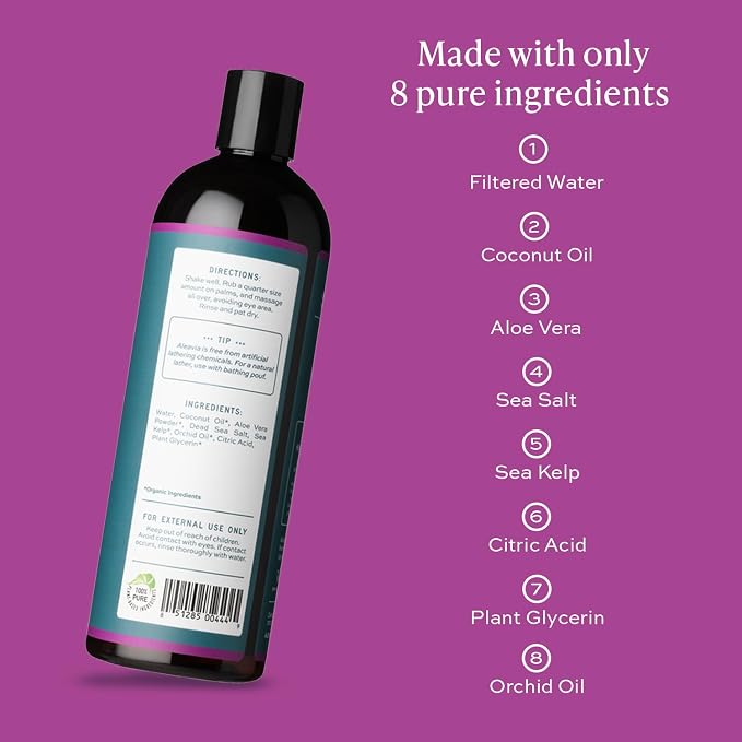 Aleavia Body Cleanse – Organic & All-Natural Prebiotic Body Wash - Image 3