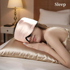 USlixury Silk Sleep Mask, 3D Contoured Sleeping Masks, 100% Mulberry Silk - Image 7