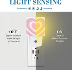 Pink Love Swirl Night Light for Kids, LED Night Light Plug into Wall - Image 2