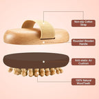 2 PCS Meridian Massage Brushes, Wood Therapy Massage Tools - Image 4