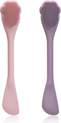 2 Pack Facial Cleansing Brush Set, 2-in-1 Cat Paw Silicone Face Scrubber. Used by NEWOMEVA