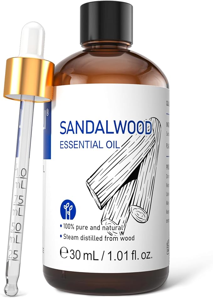 HIQILI Sandalwood Essential Oils 1 Fl Oz, 100% Pure Natural Therapeutic Grade by HIQILI