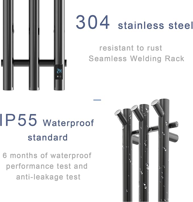 Electric Heated Towel Rack - Image 4