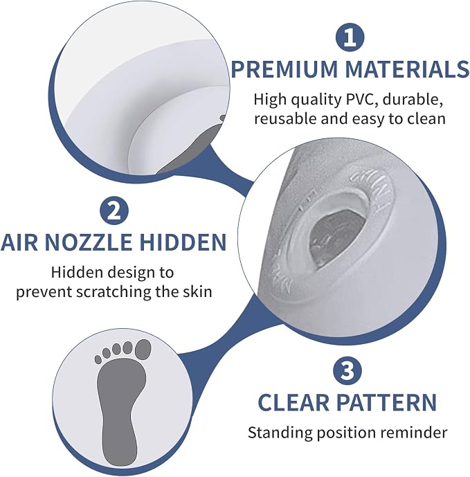Inflatable Pool Foot Bath Basin, Foot Soaking Bath Basin Foot Bath - Image 3