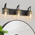 Black 3-Light Vanity Light by foucasalLighting