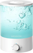 MEGAWISE 3.5L Cool Mist Humidifier – Ultra-Quiet Ultrasonic Vaporizer by MEGAWISE