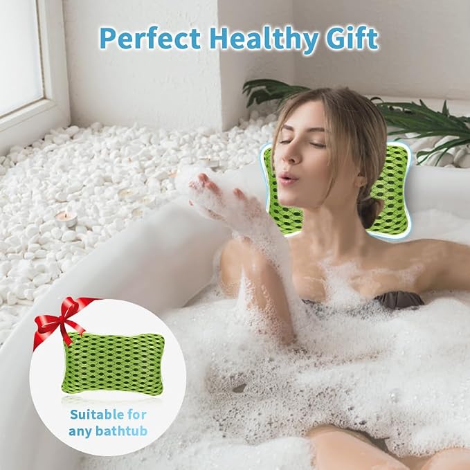 Luxury Bath Pillows for Tub, Slip Resistant Waterproof Bath Pillows for Tub - Image 6