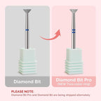 MelodySusie 5mm Inverted Tapered Cuticle Clean Nail Drill Bit 3/32'', - Image 3