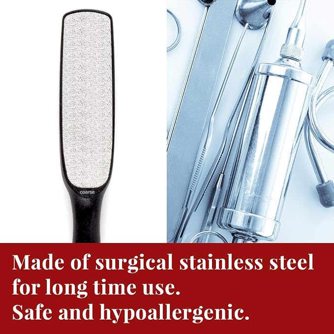 Checi Autoclave Sanitize and Sterilize Dual Coarse and Medium Foot File Carded - Image 4
