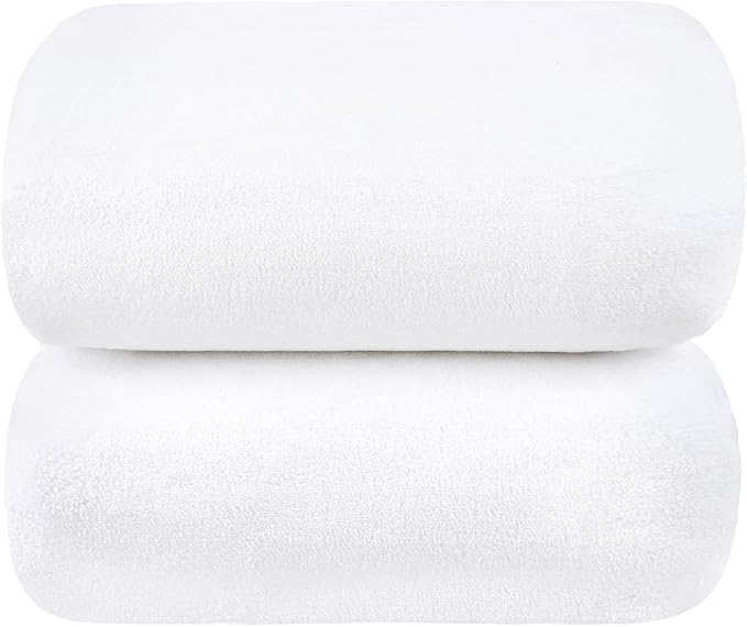 JML Microfiber Bath Towels, Bath Towel 2 Pack, Super Absorbent and Fast Drying - Image 6