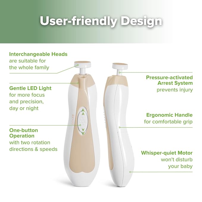 haakaa Baby Nail Care Electric Baby Nail File Kit - Image 4