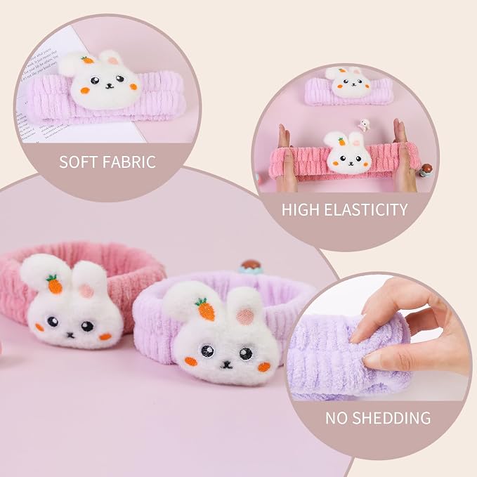 Kawaii Spa Headbands for Women Girls - Image 4