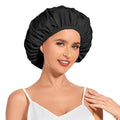 Shower Cap for Women Waterproof Reusable, Large Shower Cap Non-Slip by KAFTERI