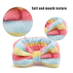 Casoty 6 Pcs Spa Soft Coral Fleece Bow-Style Headbands - Image 7