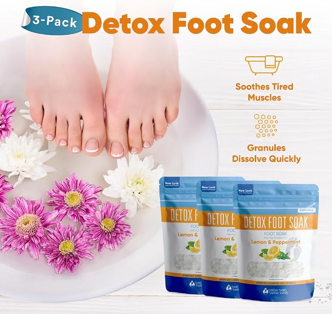 Detox Foot Soak Epsom Salt Soothing Soaks and Athlete's Foot Detox - Image 6
