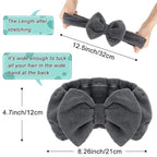 Shintop Makeup Headband Soft Carol Fleece Spa Headband - Image 2
